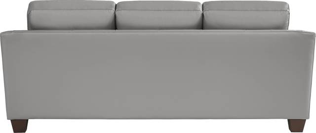 Santa Croce Gray Leather 8 Pc Living Room - Thumbnail - Image 3