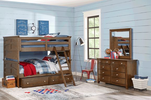 Rooms to go full over full store bunk bed