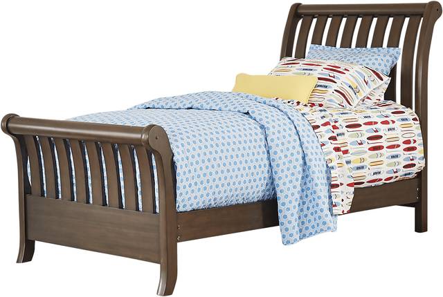 Kids Santa Cruz Cherry 5 Pc Twin Sleigh Bedroom - Thumbnail - Image 2