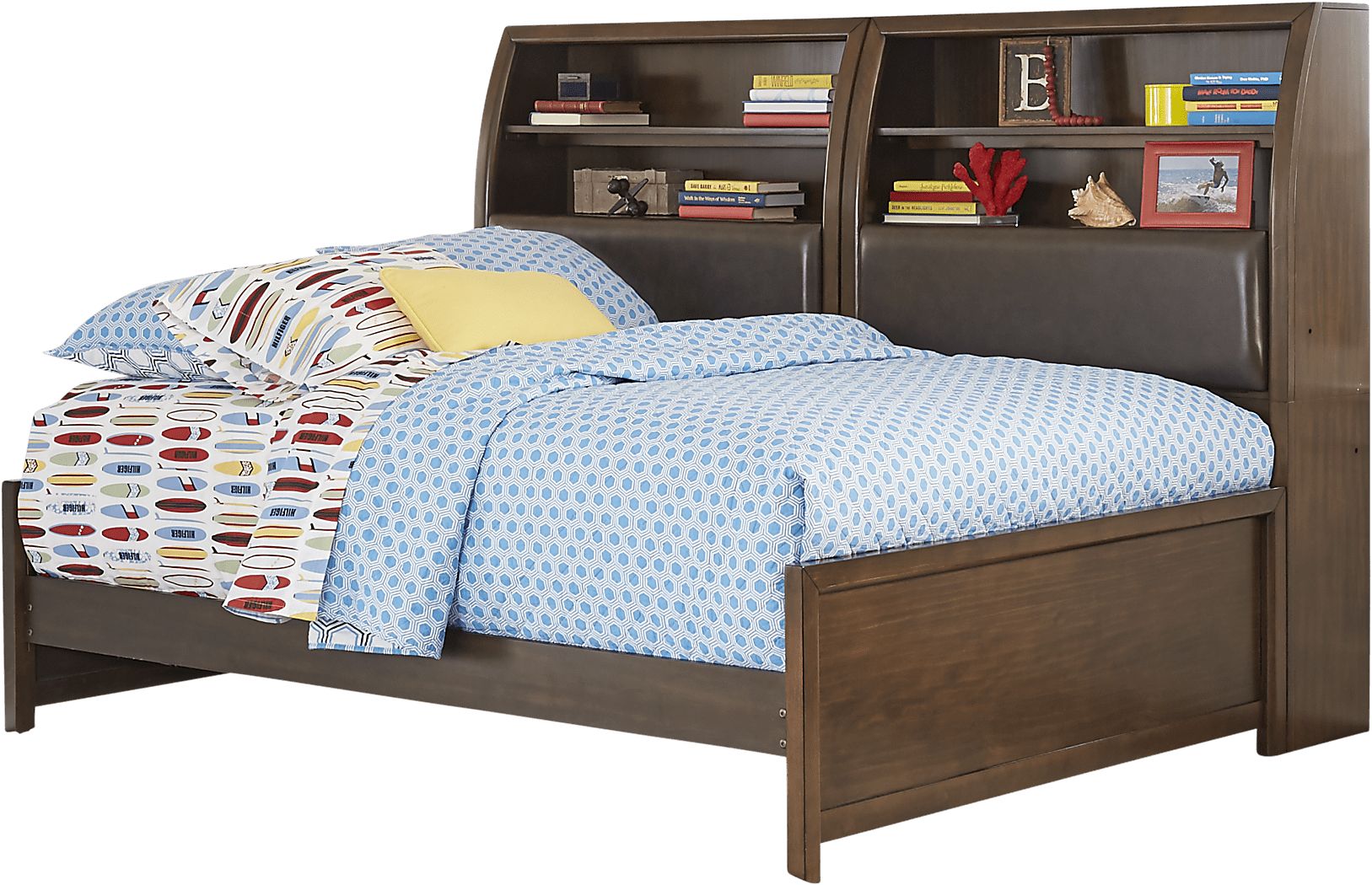 Santa Cruz Cherry 5 Pc Full Bookcase Daybed Rooms To Go