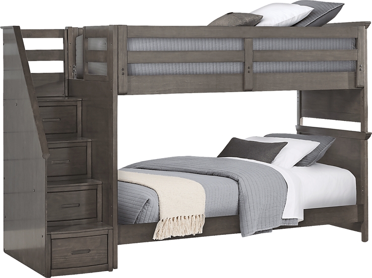 twin/twin step bunk bed