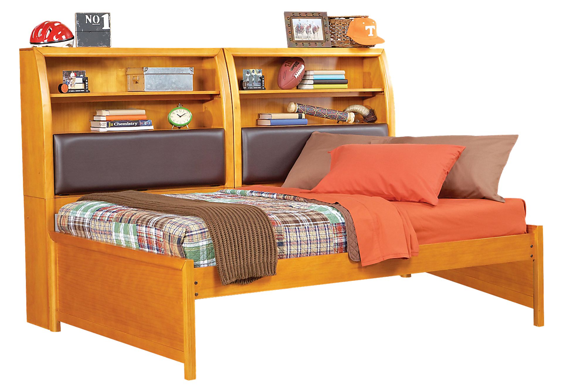 Santa Cruz Pine 5 Pc Full Bookcase Daybed - Image 1