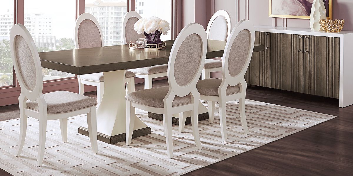 Santa Fiora White Colors,White Dining Table | Rooms to Go