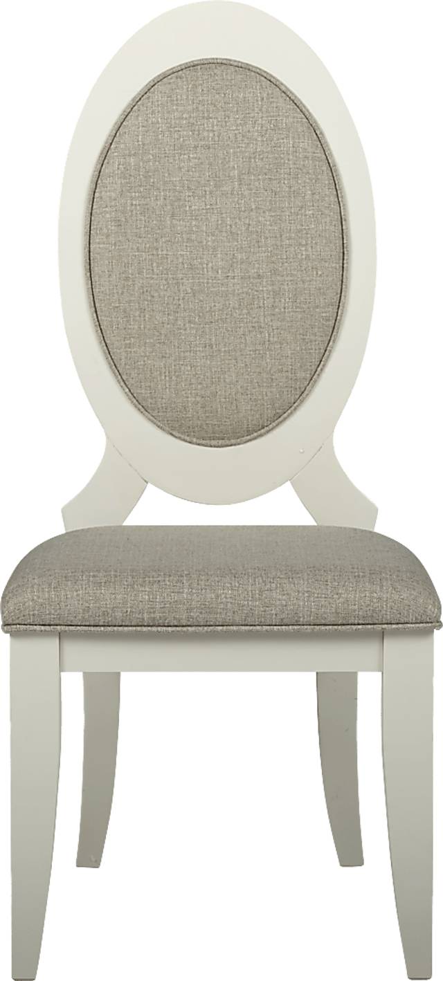 Santa Fiora White 5 Pc Round Dining Room - Thumbnail - Image 5