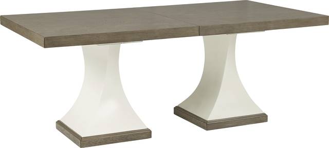 Santa Fiora White Rectangle Dining Table - Thumbnail - Image 1