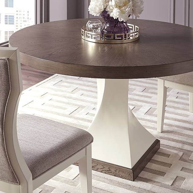 Santa Fiora White Round Dining Table - Thumbnail - Image 3