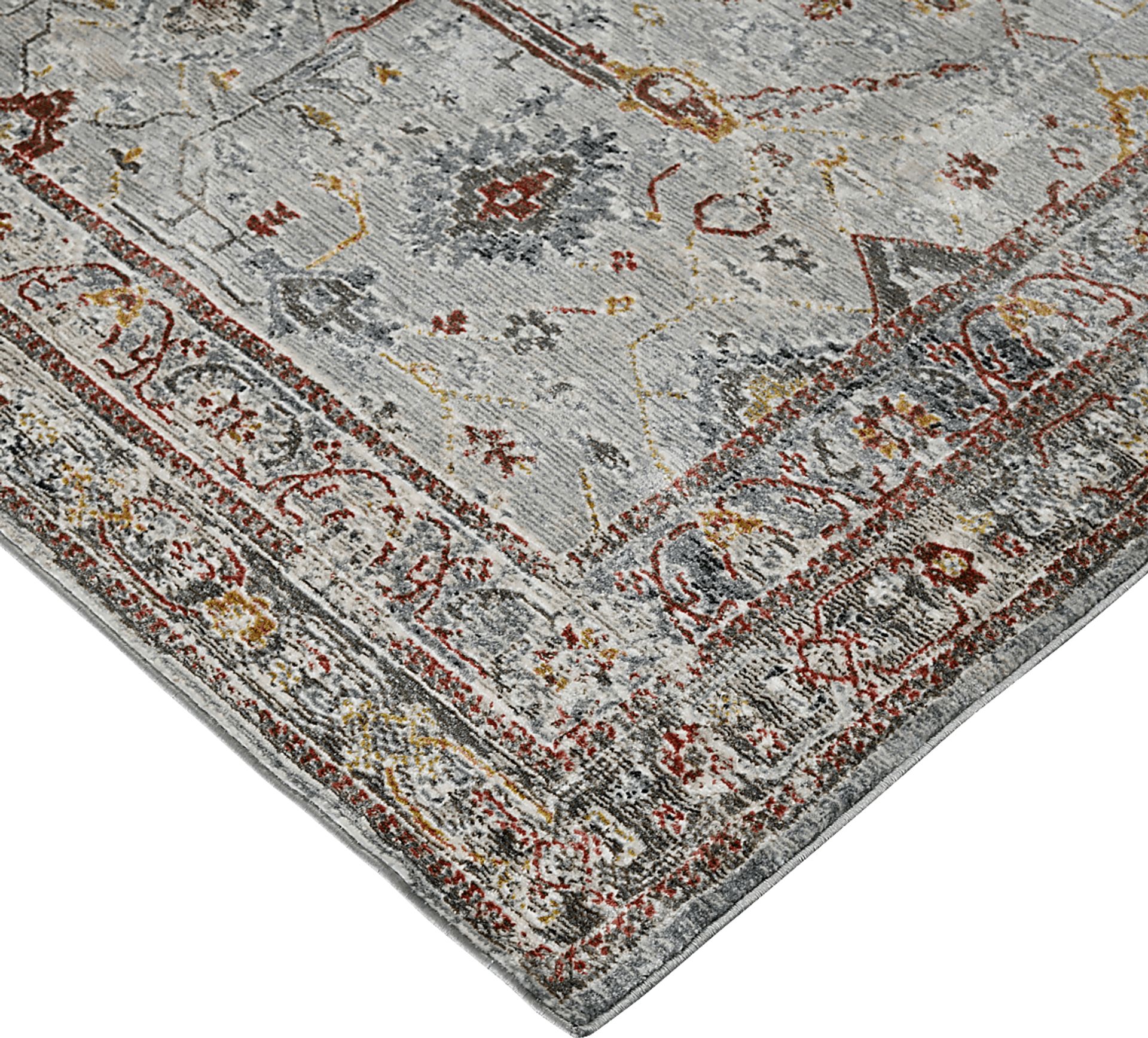 Santhope Red 2'6 x 7'10 Runner Rug - Image 4