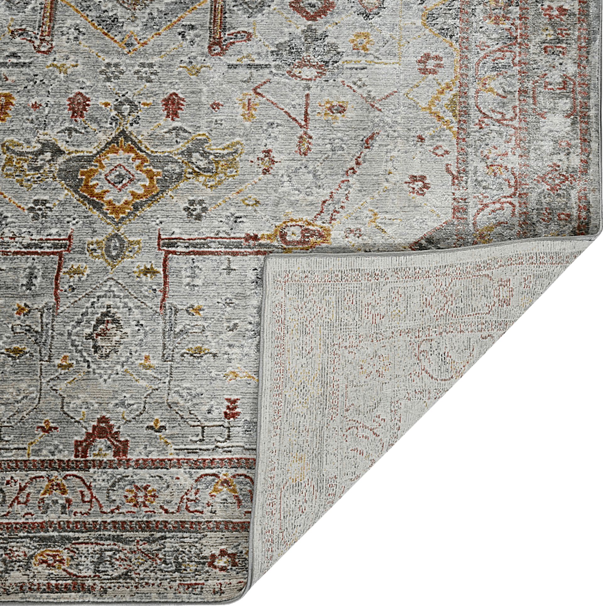Santhope Red 2'6 x 7'10 Runner Rug - Image 5