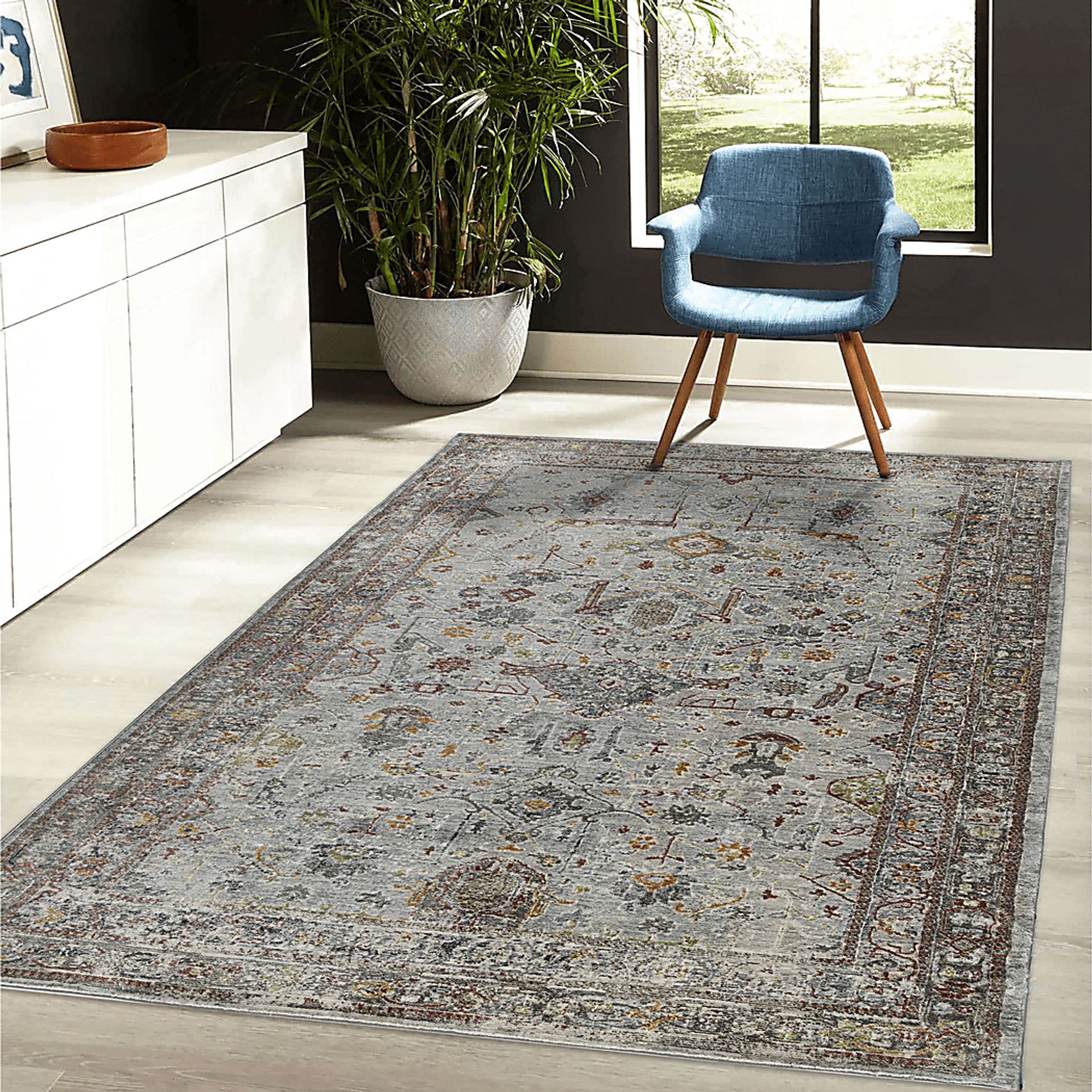 Santhope Red 5'3 x 7'10 Rug - Image 2