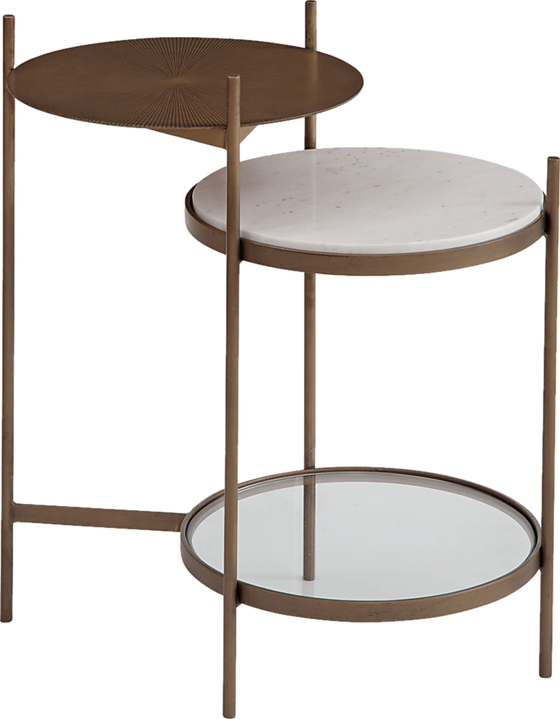 Santiam Gold Accent Table - Image 1