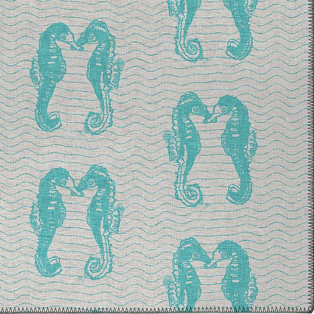 Santoli Blue 5' x 8' Rug - Thumbnail - Image 3