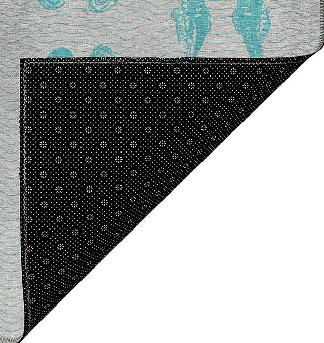 Santoli Blue 5' x 8' Rug - Thumbnail - Image 5