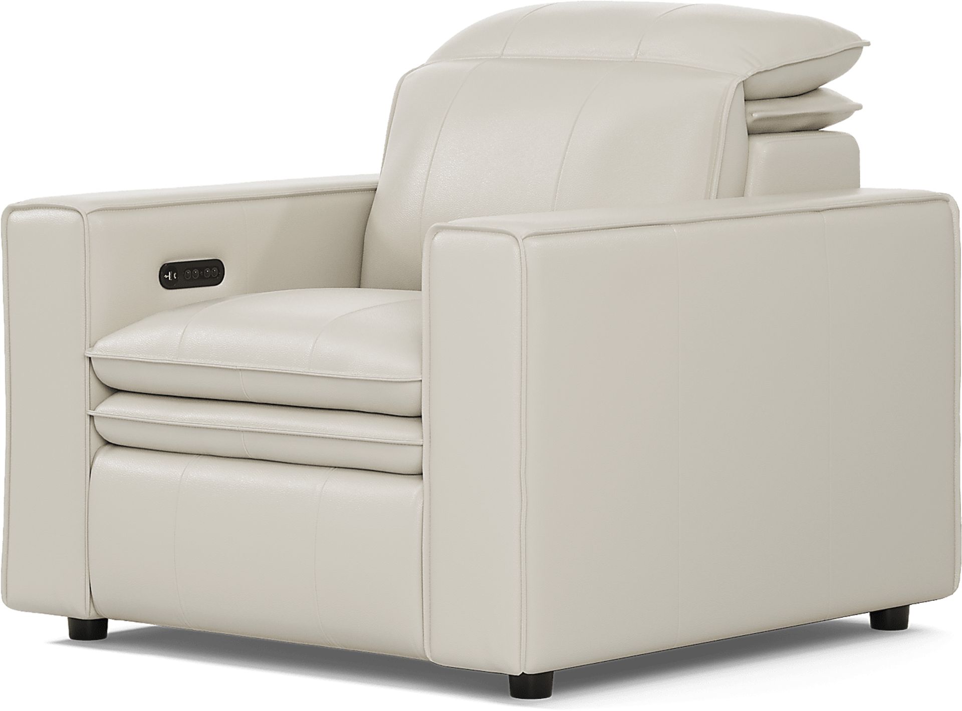 Santorini Ice Leather Dual Power Recliner - Image 3