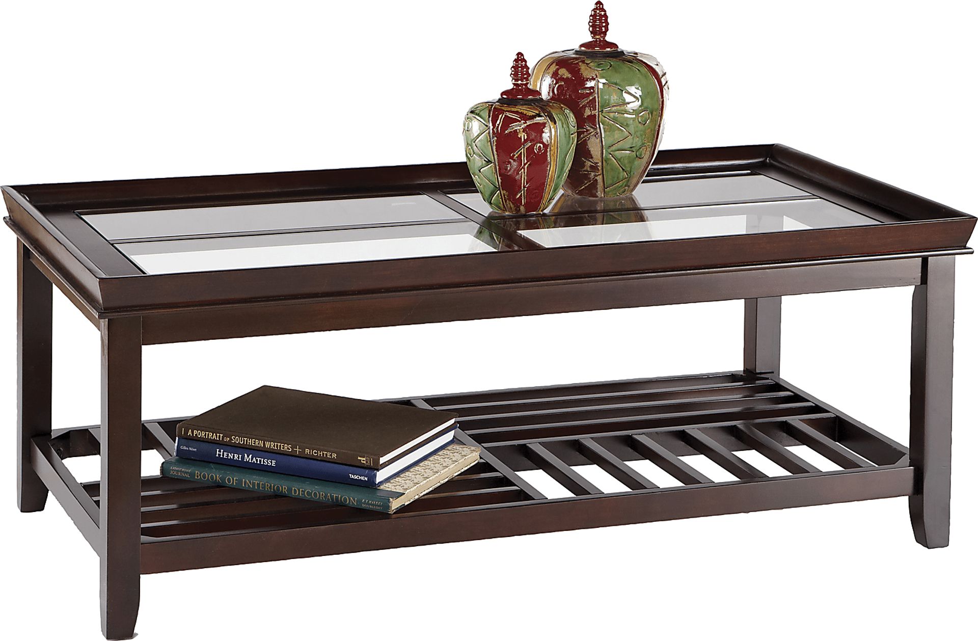 Santos Brown Cherry Cocktail Table - Image 1