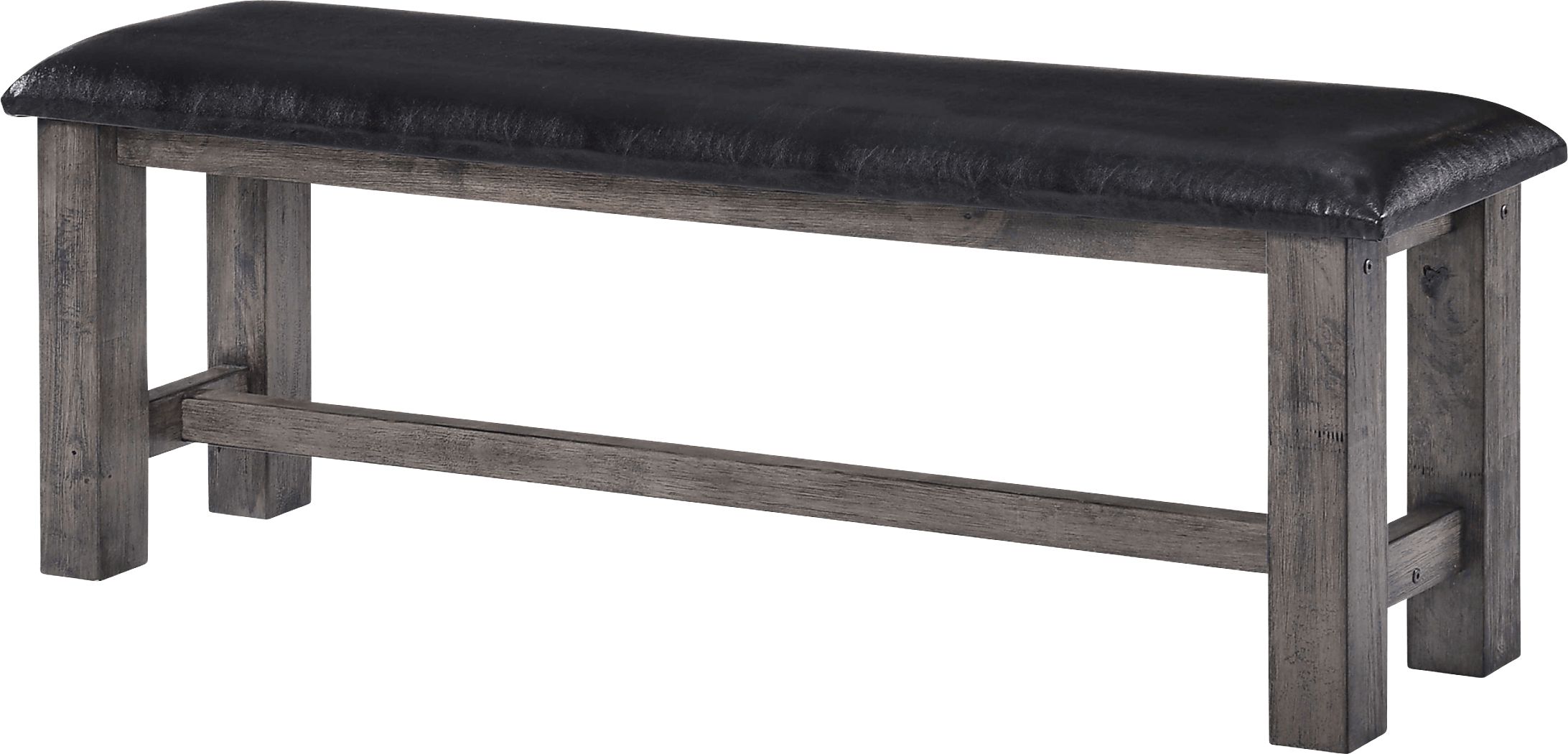 Sapling Gray Oak Bench