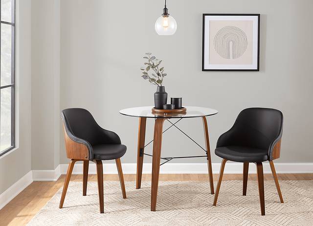 Sappington Black Dining Chair - Thumbnail - Image 2
