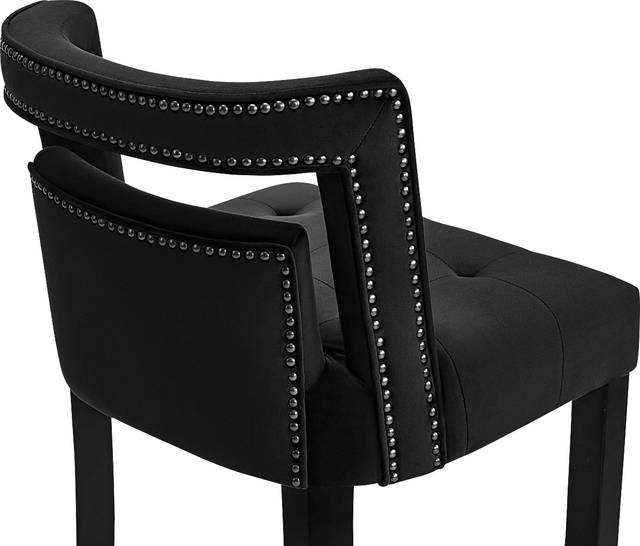 Saraelle Black Counter Height Stool - Thumbnail - Image 4