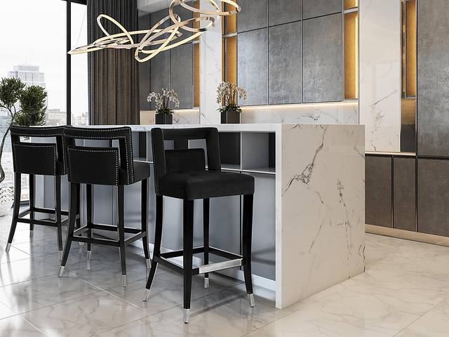 Saraelle Black Counter Height Stool - Thumbnail - Image 5