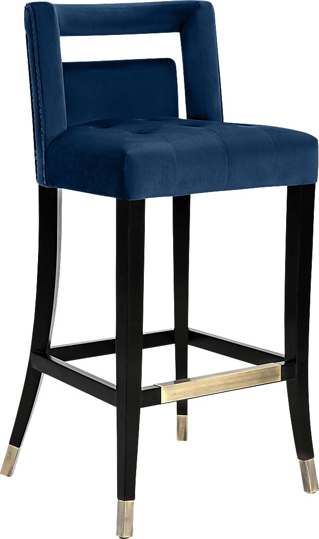 Saraelle Navy Counter Height Stool Rooms To Go