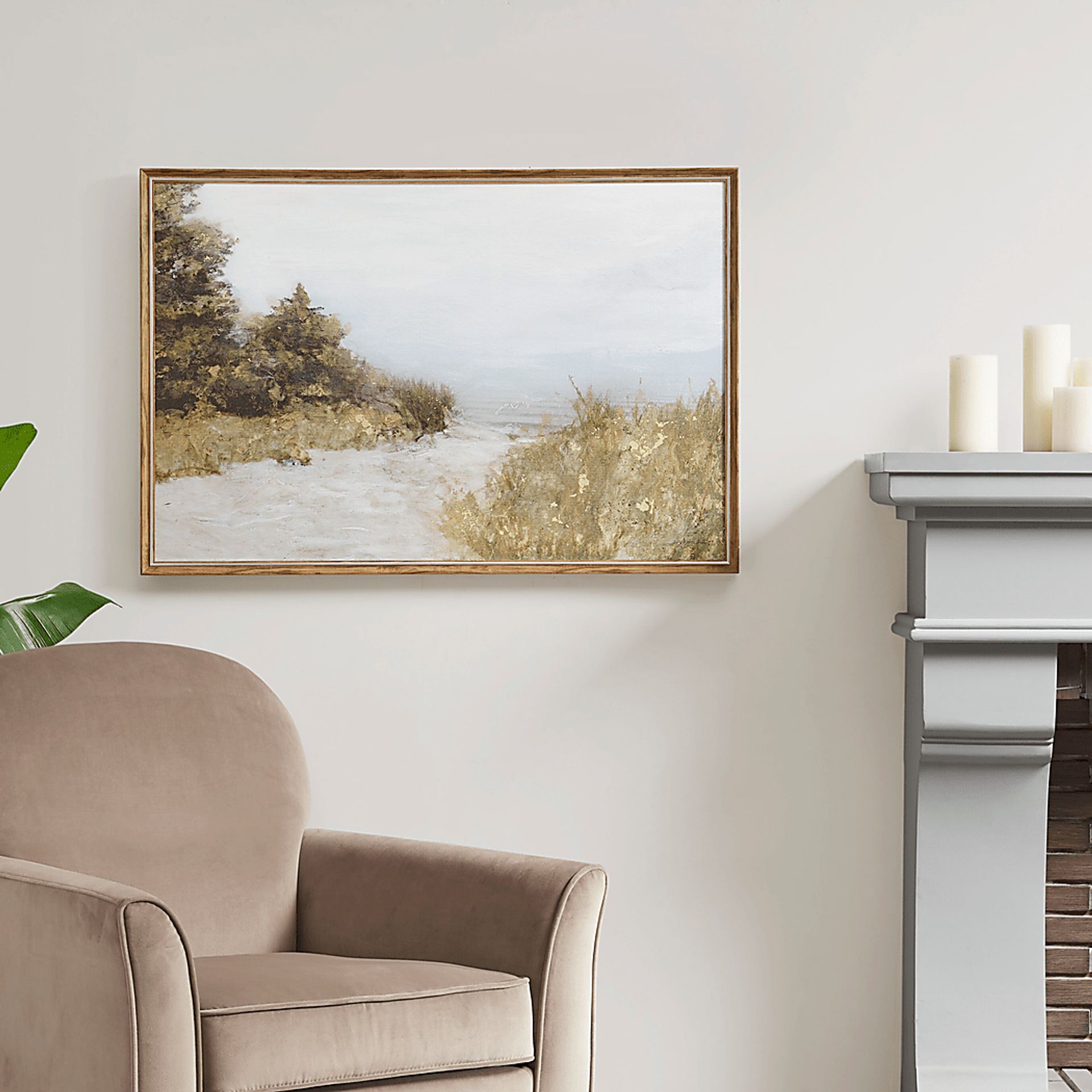 Saragossa Multi Gel Coated Framed Canvas - Image 5