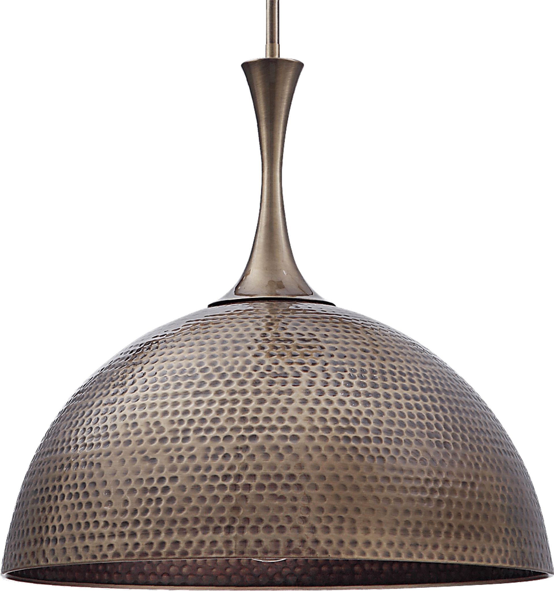 Sarah Brass Pendant - Image 1