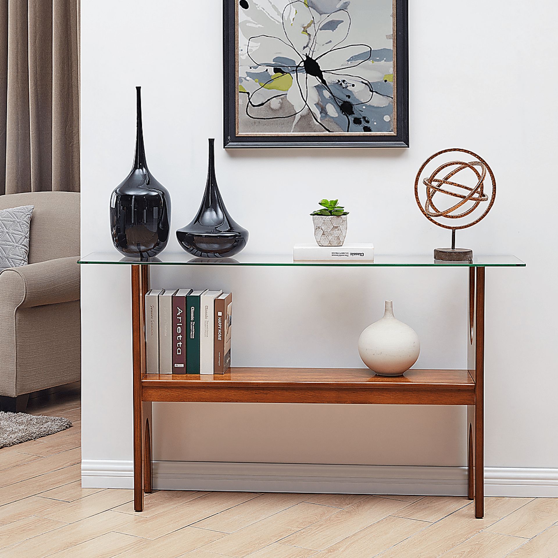 Saranac Brown Console Table - Image 2