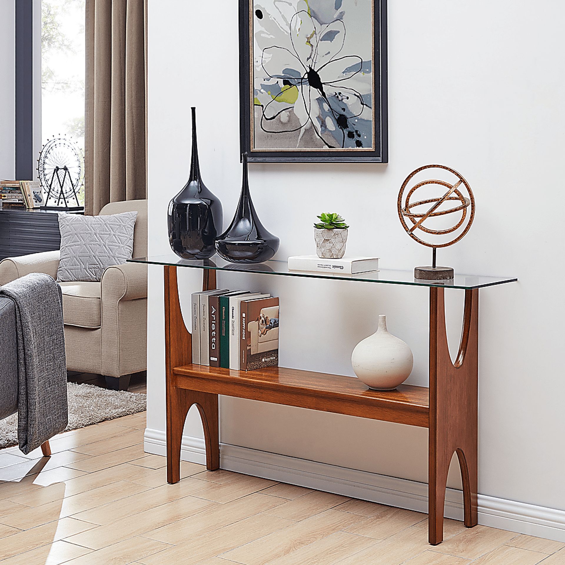 Saranac Brown Console Table - Image 4