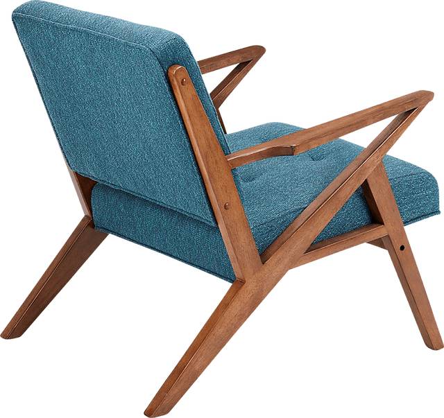 Sarann Blue Accent Chair - Thumbnail - Image 3