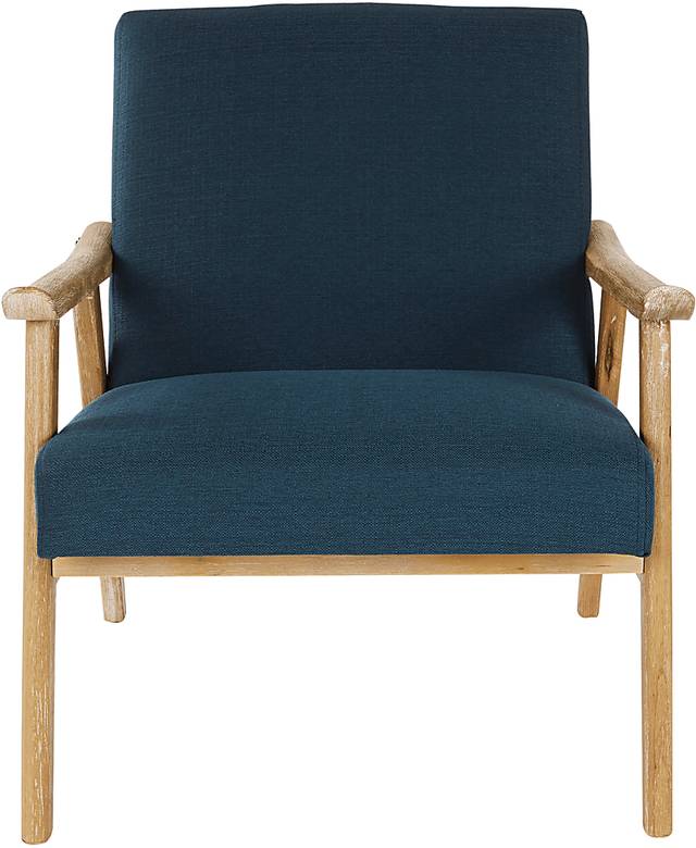 Sarapan I Dark Blue Accent Chair - Thumbnail - Image 3