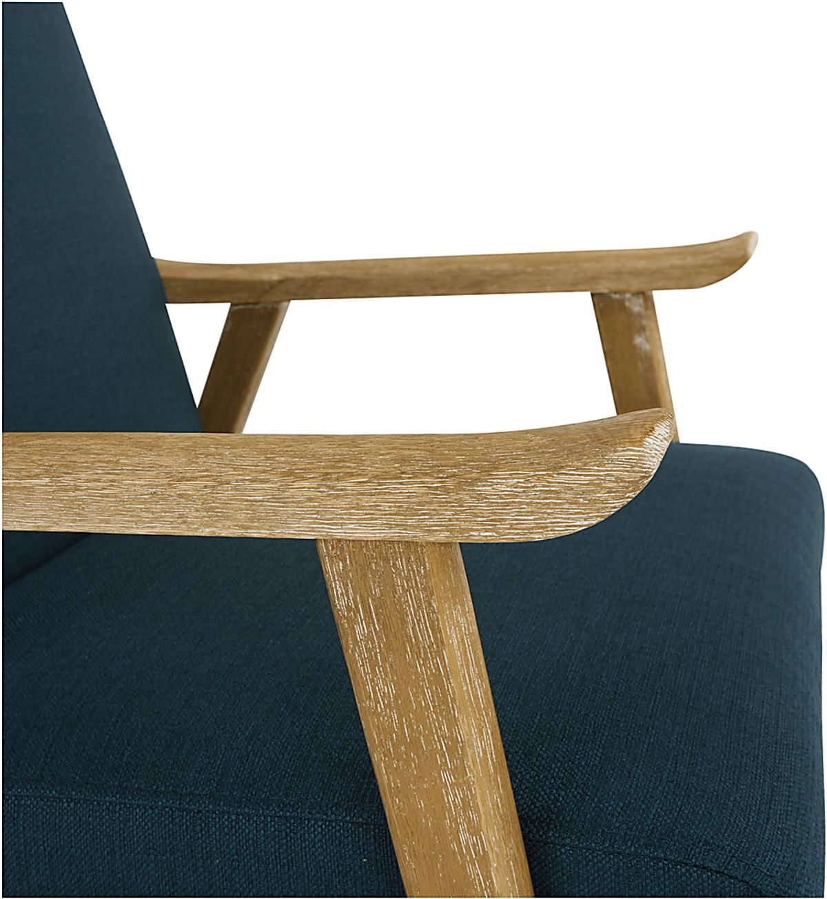 Sarapan I Dark Blue Polyester Fabric Accent Chair | Rooms to Go
