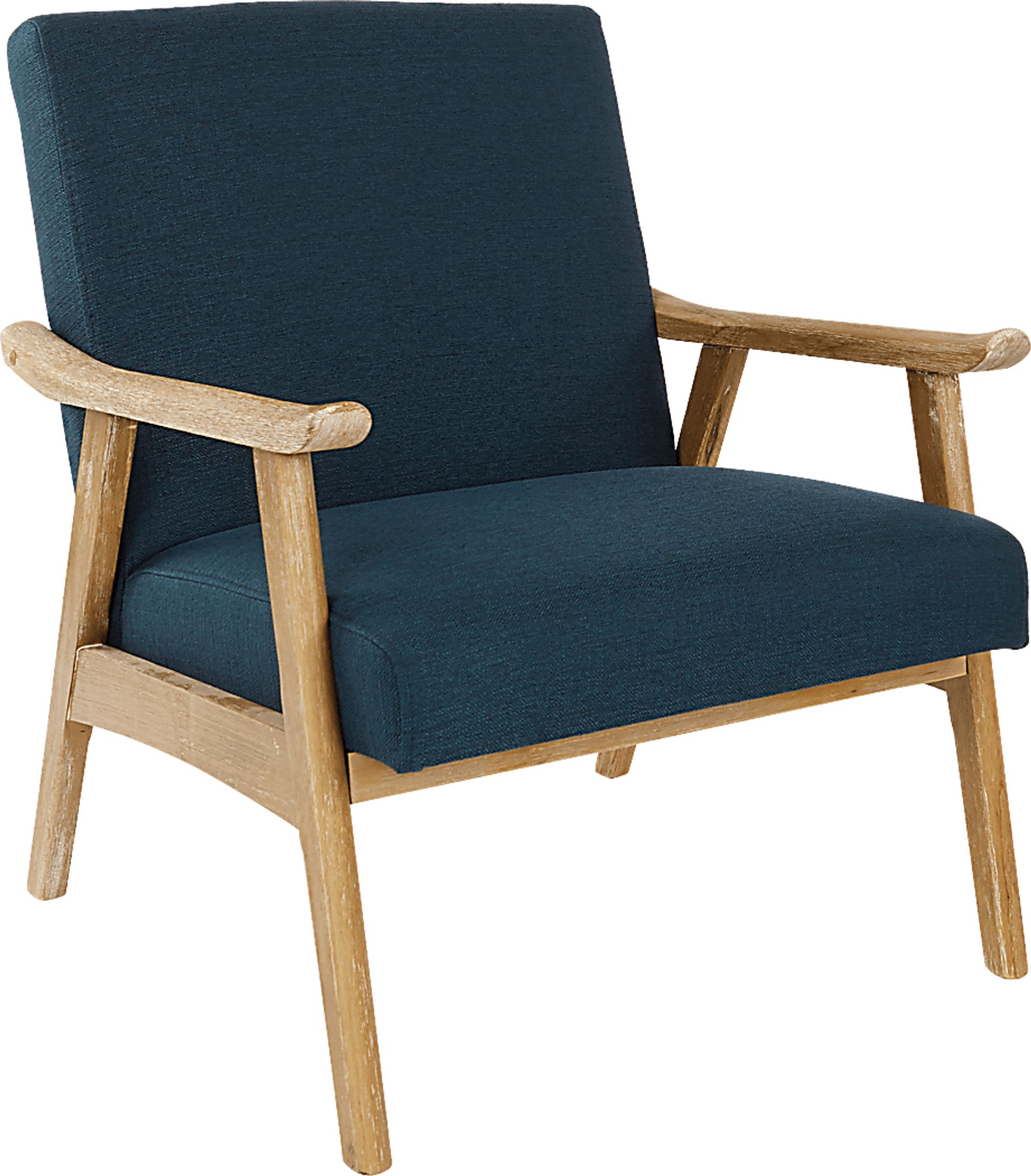 Sarapan I Dark Blue Accent Chair - Image 1