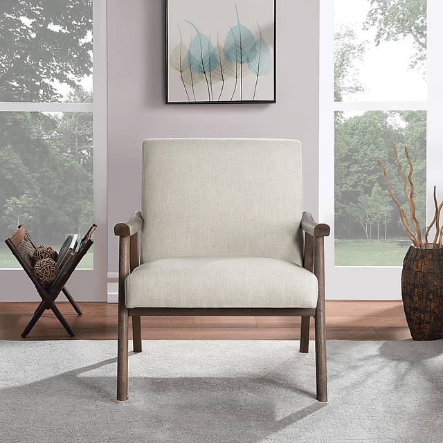 Sarapan II Cream Accent Chair - Thumbnail - Image 3