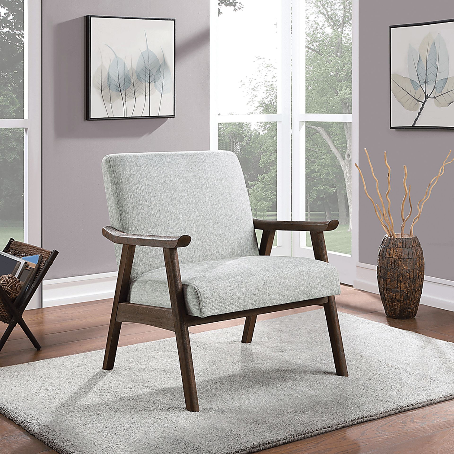 Sarapan II Gray Accent Chair - Image 2