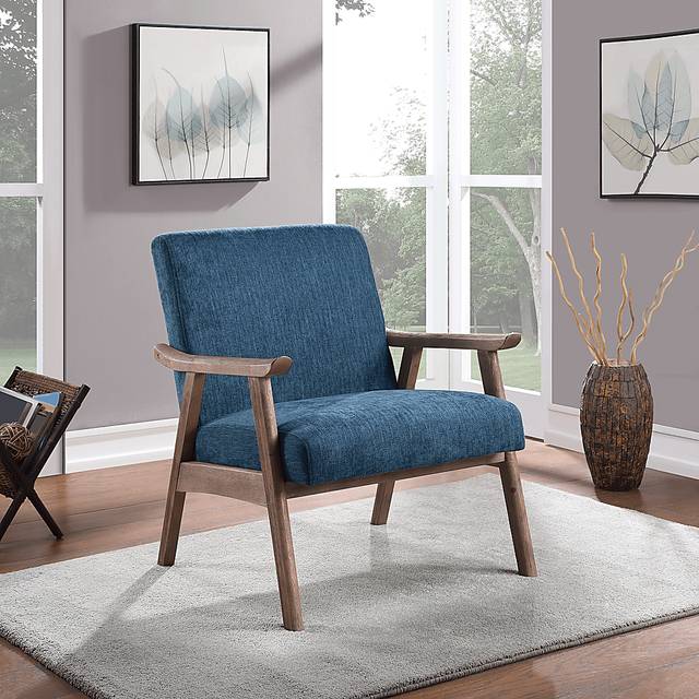 Sarapan II Navy Accent Chair - Thumbnail - Image 2