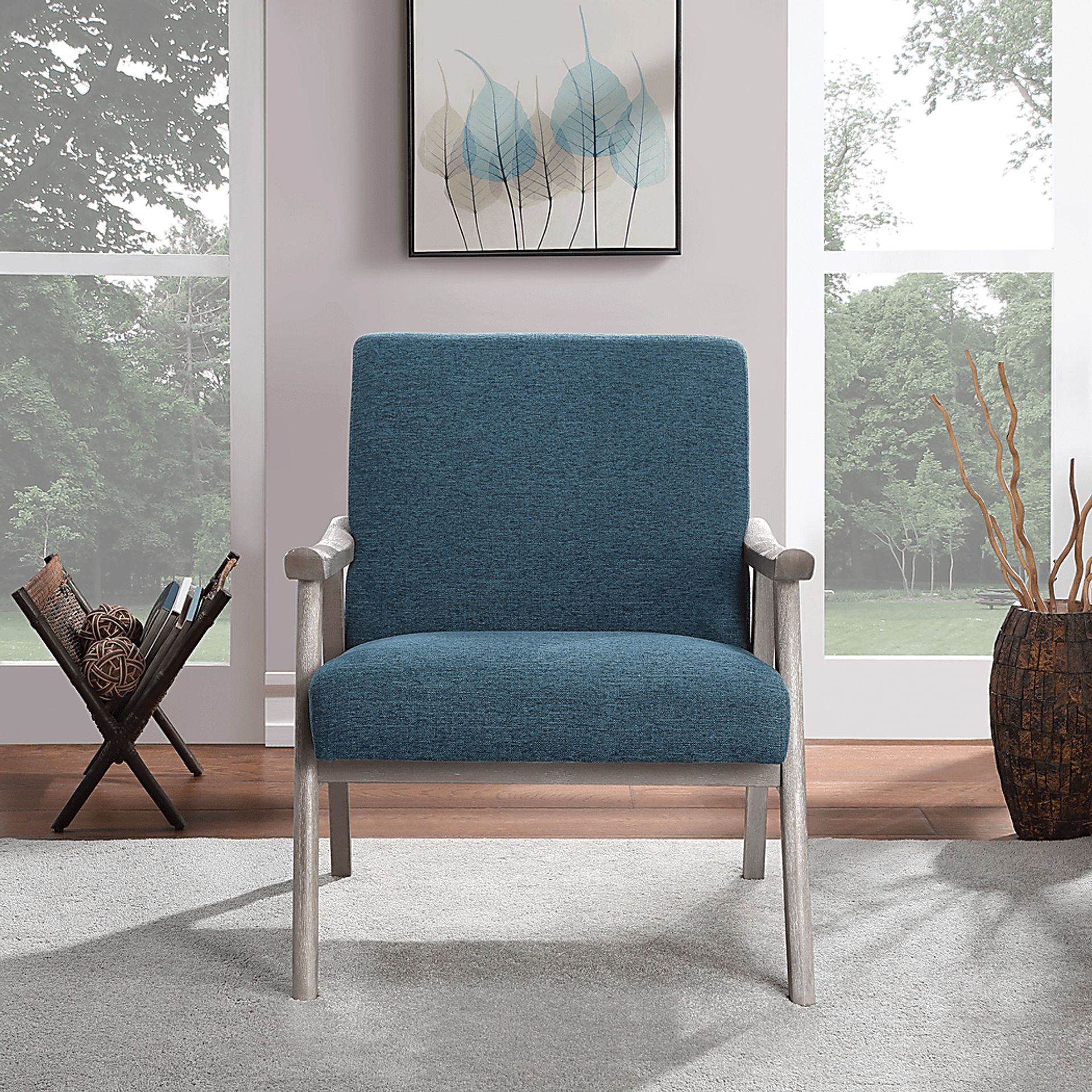 Sarapan III Blue Accent Chair - Image 3