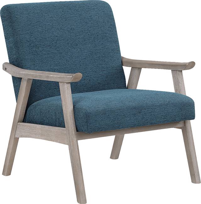 Sarapan III Blue Accent Chair - Thumbnail - Image 1