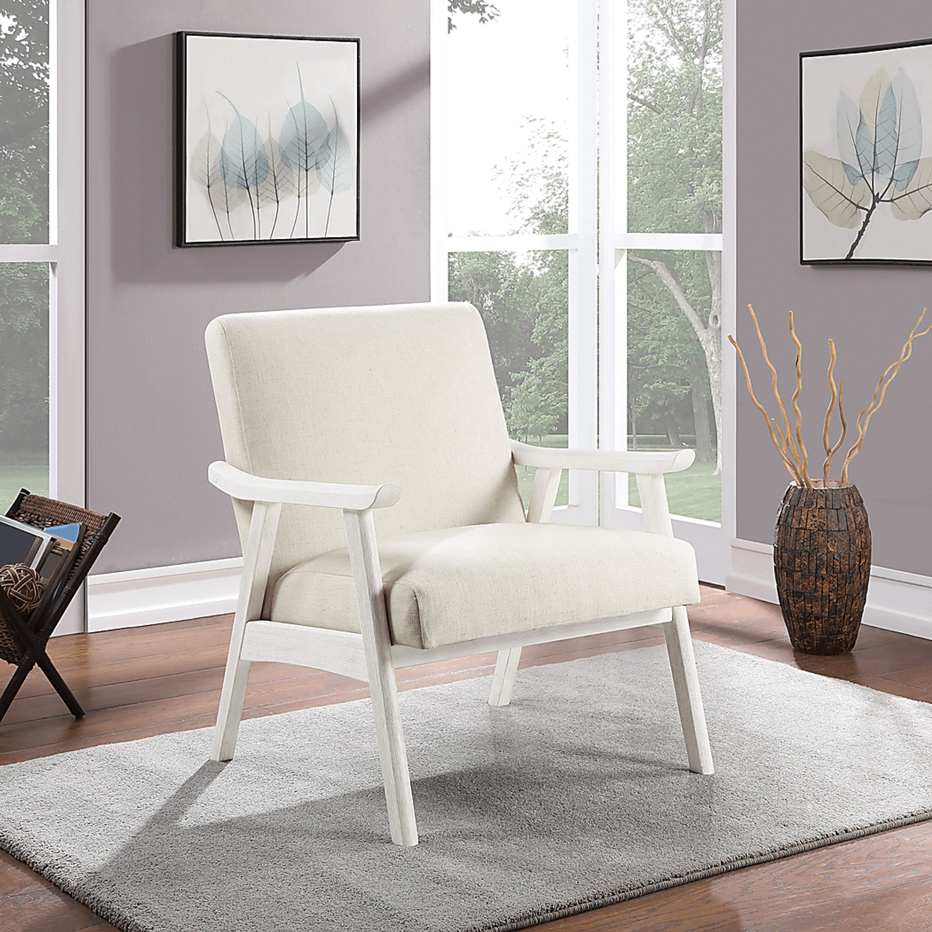 Sarapan IV Cream Accent Chair - Image 2