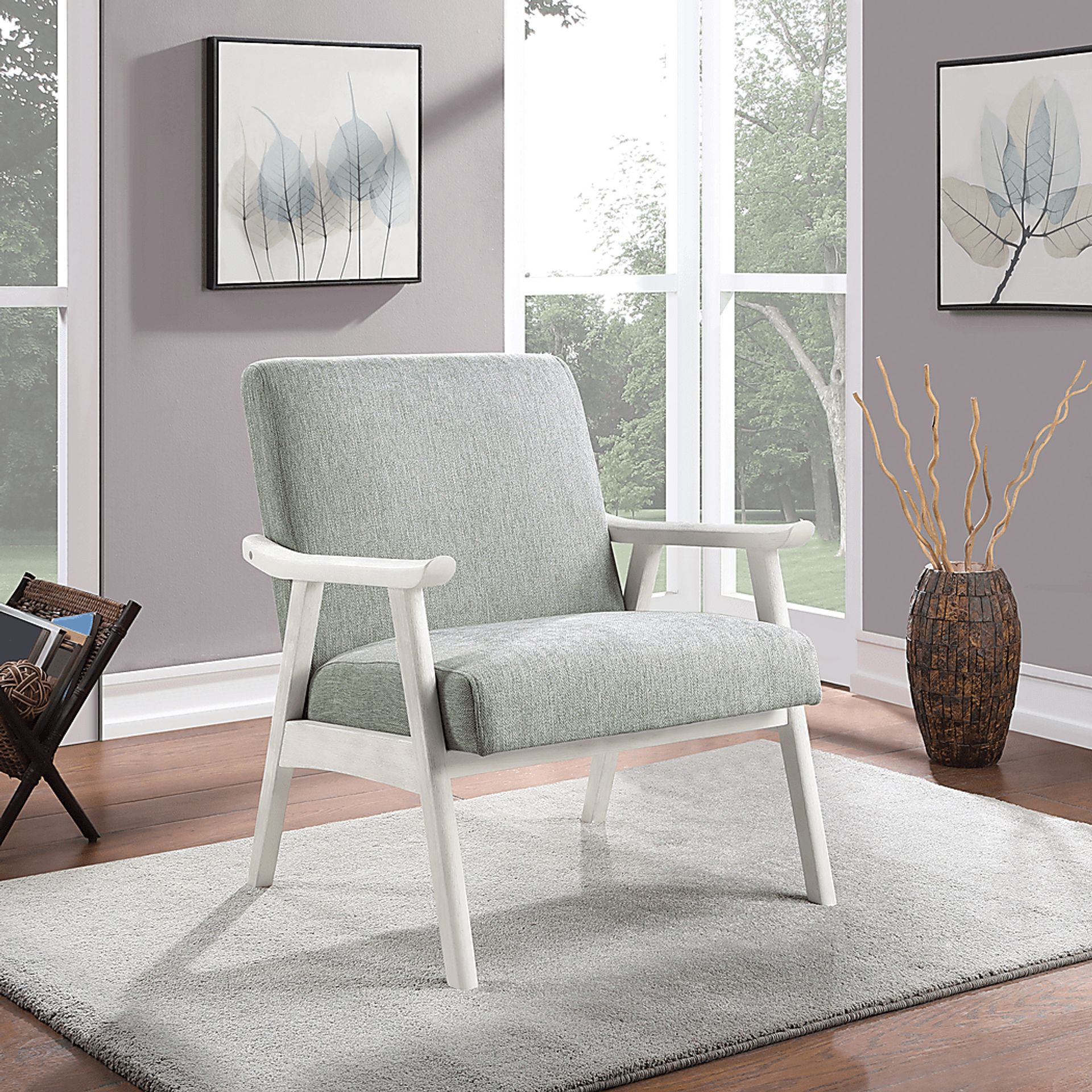 Sarapan IV Gray Accent Chair - Image 2