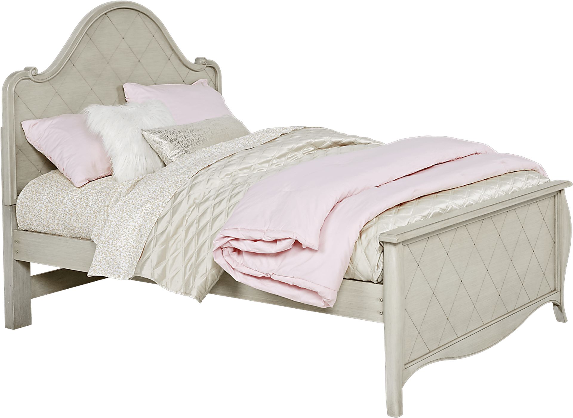 Saraphina Gray 3 Pc Full Panel Bed - Image 1
