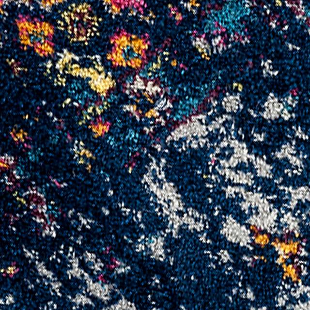 Sarcel Navy/Orange 7'6 x 9'6 Rug - Thumbnail - Image 5
