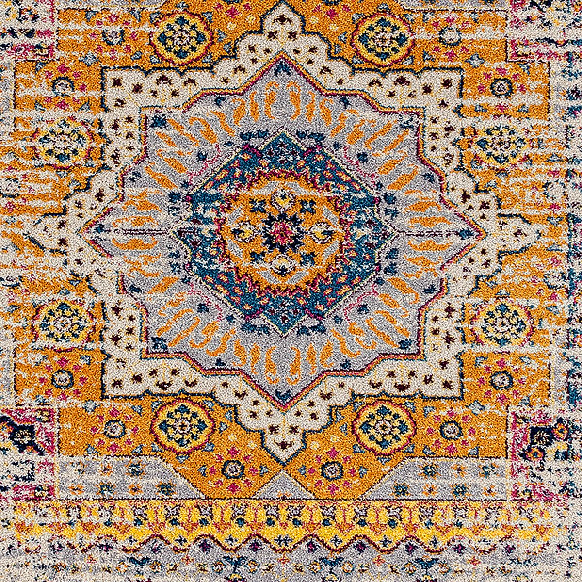 Sarcel Ivory,Orange Beige,Orange,Red Rugs | Rooms to Go