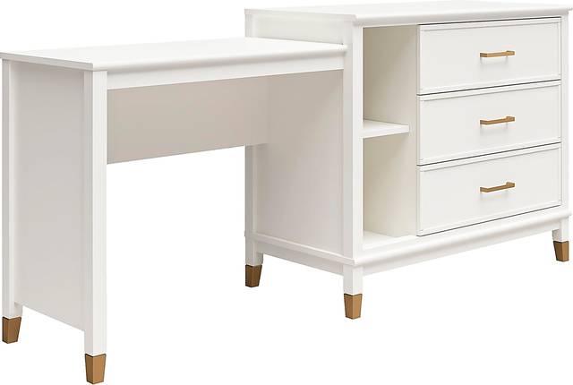 Sarcoxie White Storage Desk - Thumbnail - Image 5
