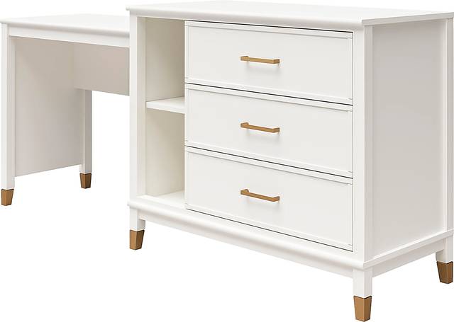 Sarcoxie White Storage Desk - Thumbnail - Image 6