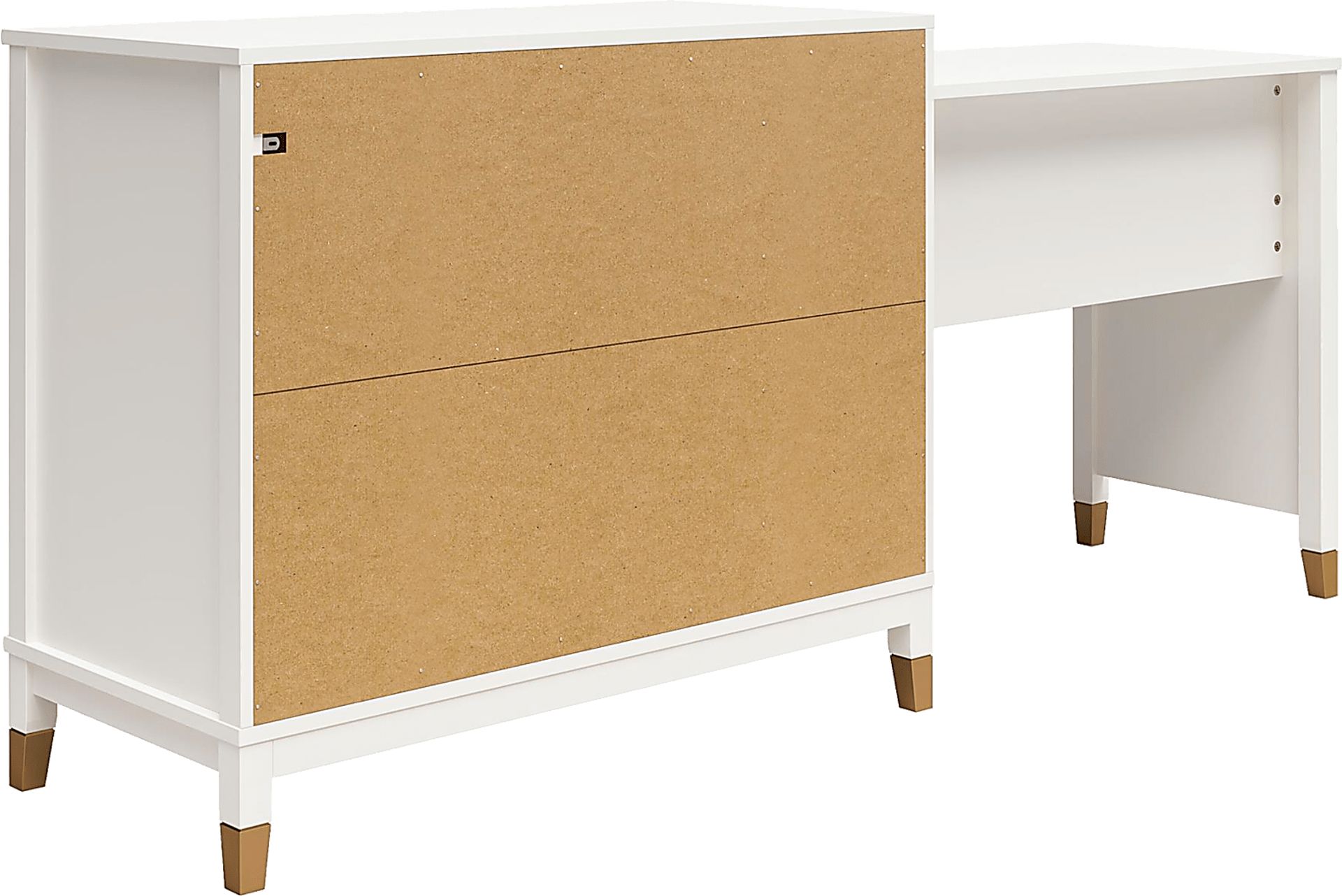 Sarcoxie White Storage Desk - Image 7