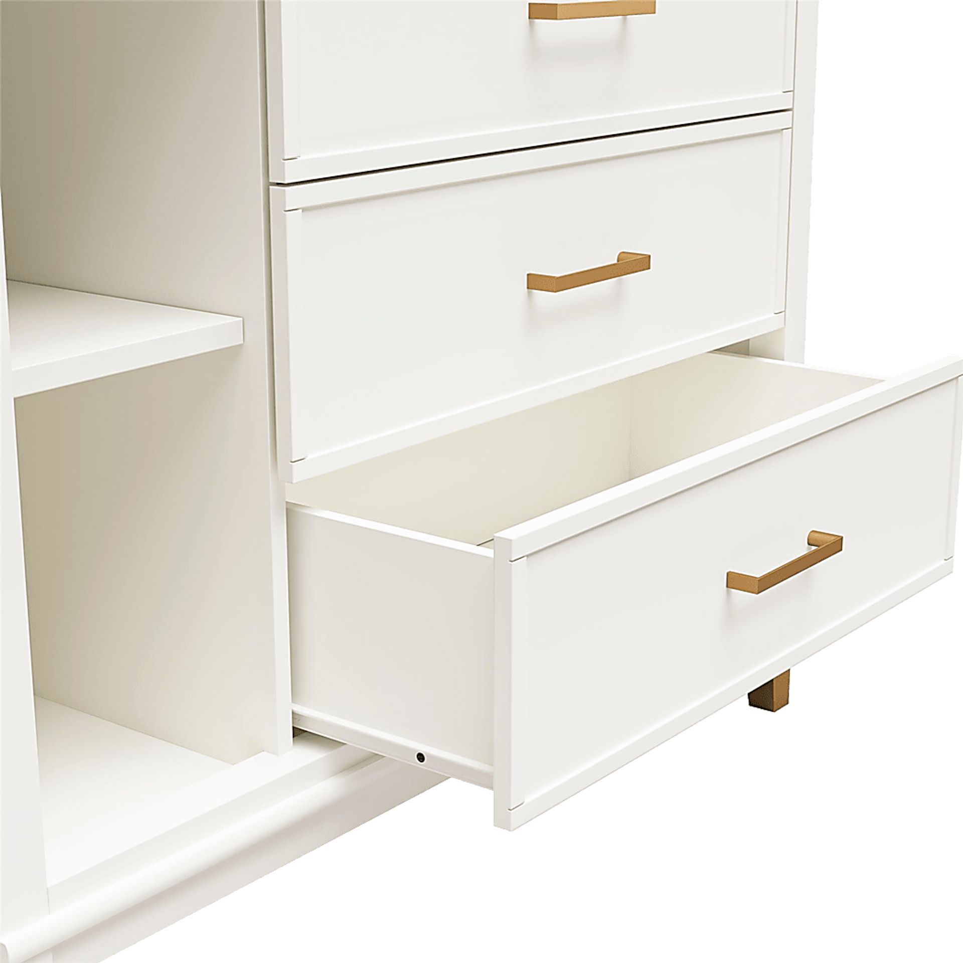 Sarcoxie White Storage Desk - Image 9