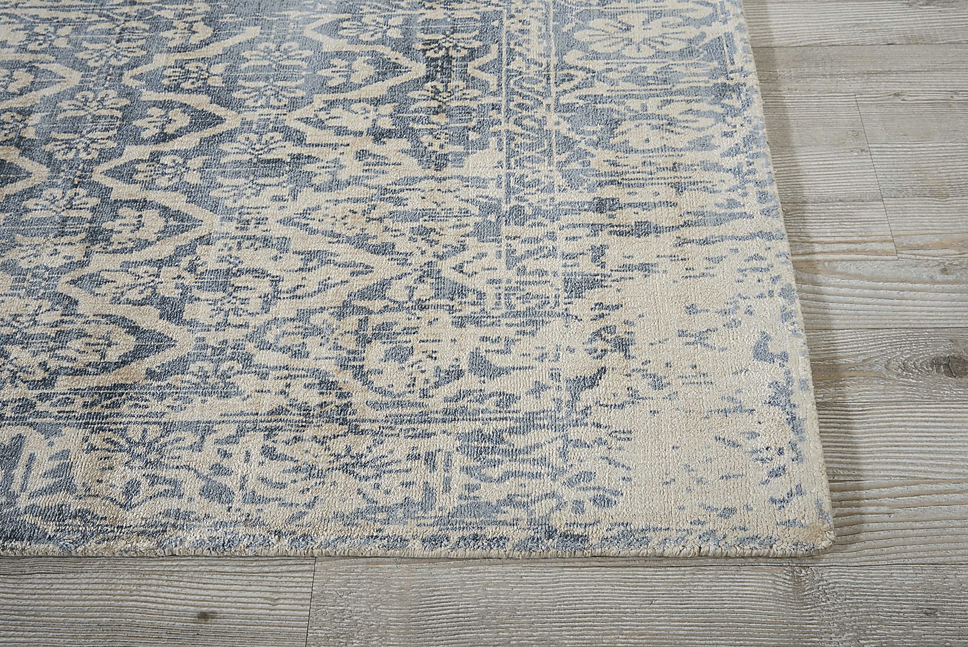 Sarin Blue 2'3 x 8' Runner Rug - Image 2