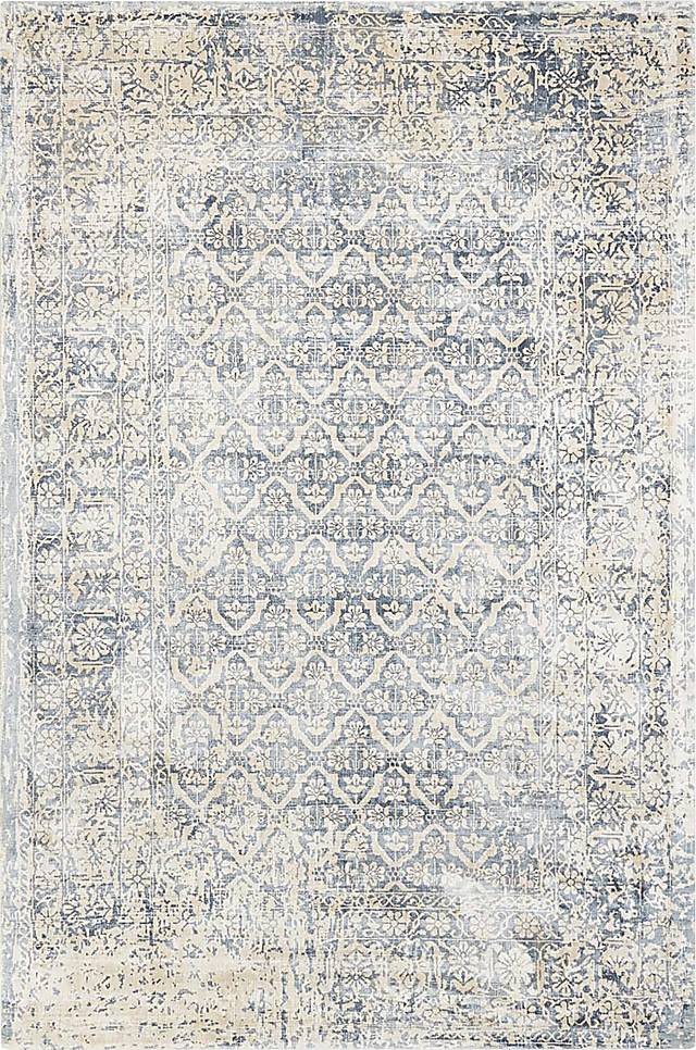 Sarin Blue 8' x 11' Rug - Thumbnail - Image 1