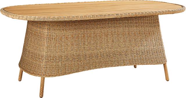 Sarina Bay Natural 71 in. Outdoor Dining Table - Thumbnail - Image 1