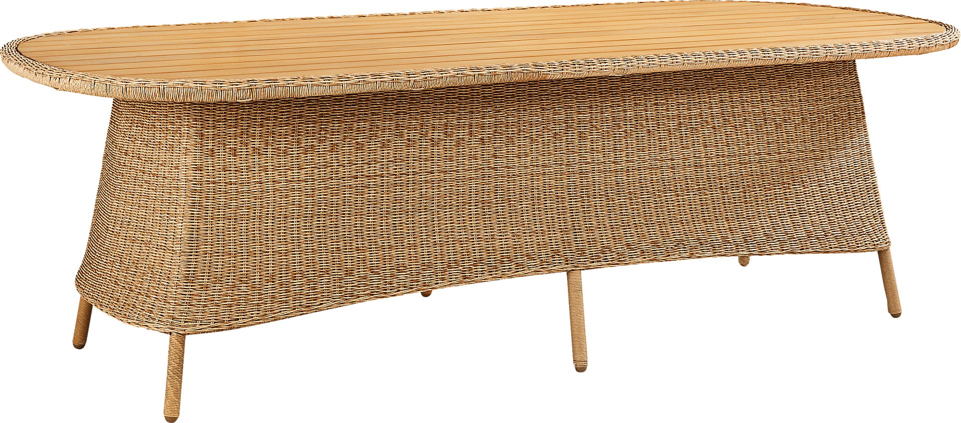Sarina Bay Natural 7 Pc Outdoor Dining Set - Image 2