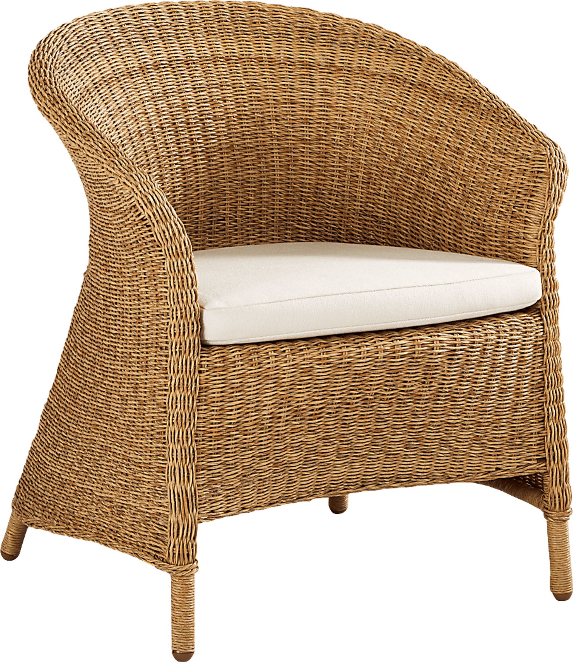 Sarina Bay Natural 5 Pc Round Outdoor Dining Set - Image 6